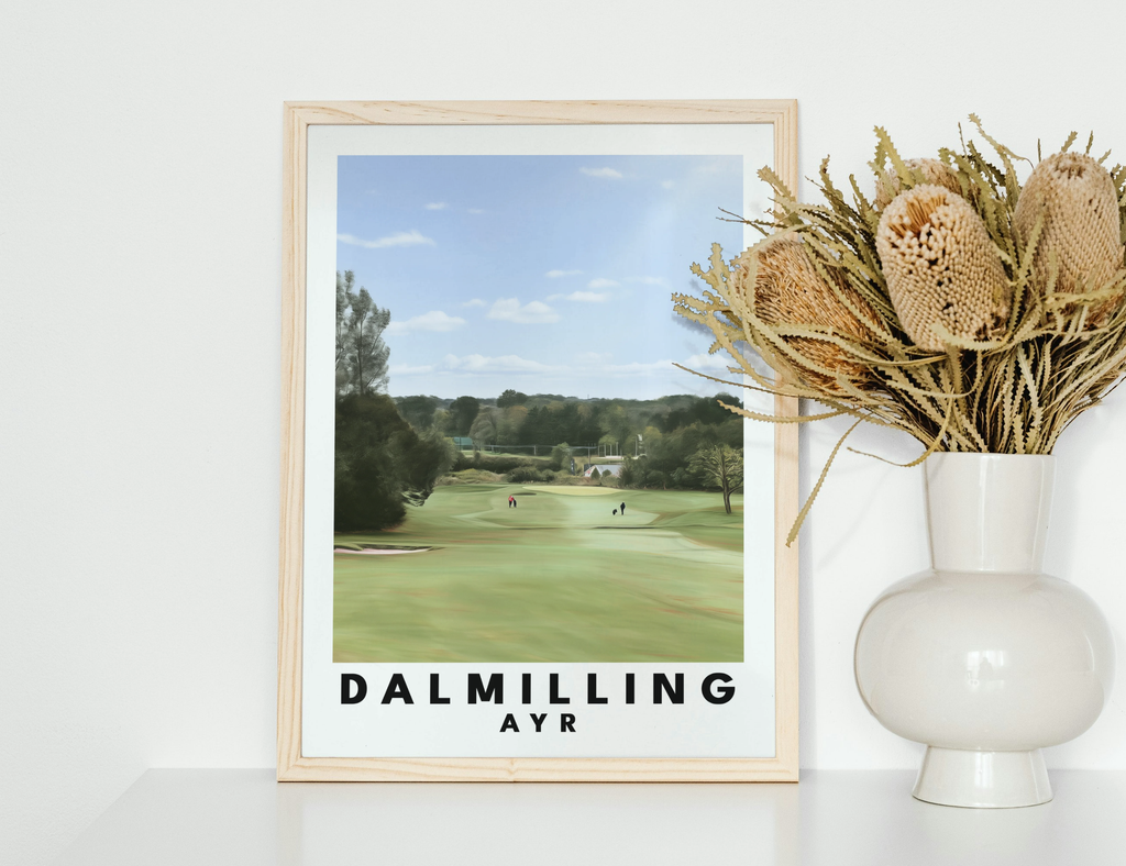 Dalmilling Golf Course, Ayr Art Print