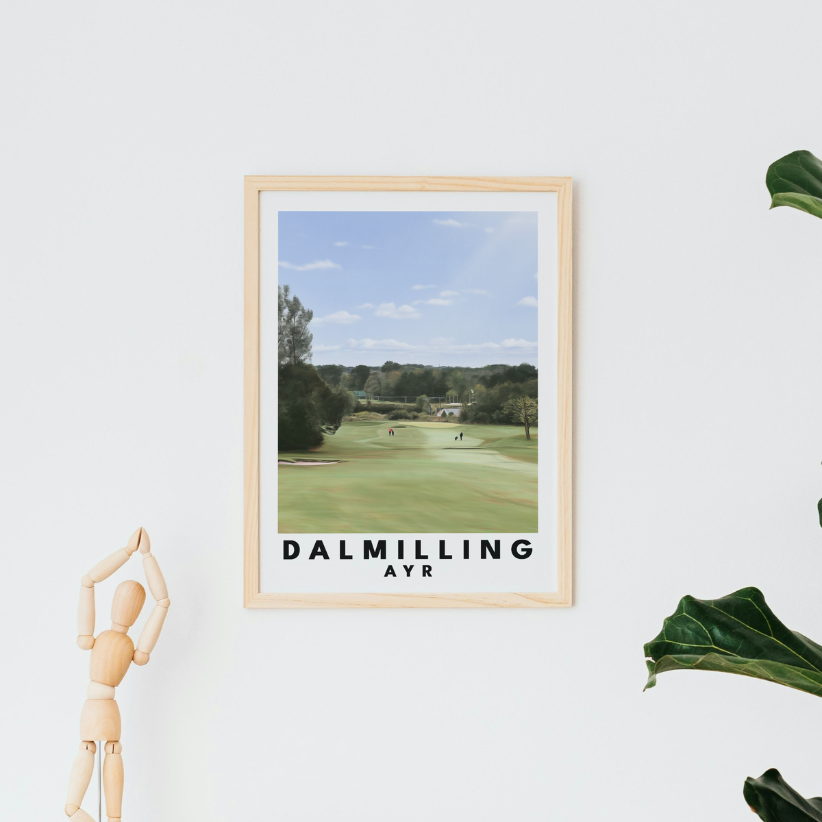 Dalmilling Golf Course, Ayr Art Print